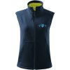 Dámská softshellová vesta s DTF potiskem UNLOCKED horský tep námořní 1