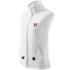 Dámská softshellová vesta s DTF potiskem UNLOCKED miluji pejsky bílá