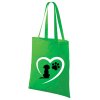 Dámská nákupní taška s potiskem UNLOCKED Miluji pejsky applegreen