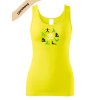 dámské tílko s potiskem JOGÍNKY citron