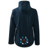 Dámská softshellová bunda s kapucí UNLOCKED jóga lotos námořní 2