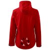 Dámská softshellová bunda s kapucí UNLOCKED jóga II červená 2