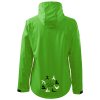 Dámská softshellová bunda s kapucí UNLOCKED jóga II zelená 2