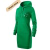 Dámské mikino šaty s potiskem unlocked II zelená 1