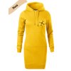 Dámské mikino šaty s potiskem unlocked II žlutá