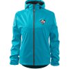 Dámská softshellová bunda s kapucí UNLOCKED ve dvou se lépe táhne tyrkys 1