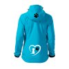 Dámská zimní bunda s potiskem unlocked miluji pejsky světle modrá 2
