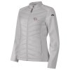 dámská bunda cross DTF pejsek s tlapkou stříbrná