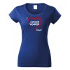 Dámské tricko kempování modrá