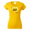 Dámské tricko kempování žlutá