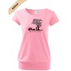 dámské triko city DTF potiskem mladšíi růžová