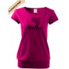 dámské triko city DTF potiskem mladšíi fuchsie