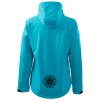 Dámská softshellová bunda s kapucí UNLOCKED mandala tyrkys 2