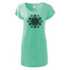 Dámské tričko-šaty s DTF potiskem UNLOCKED - Mandala II.