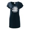 Dámské tričko-šaty s DTF potiskem UNLOCKED - Mandala II.