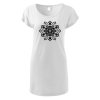 Dámské tričko-šaty s DTF potiskem UNLOCKED - Mandala II.