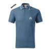Pánská polokošile s potiskem UNLOCKED - Pro vodáky-denim