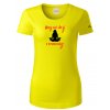 Dámské tričko UNLOCKED žluté - hory a rovnováha