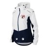 dámská větrovka s kapucí s potiskem miluji pejsky bílá 2