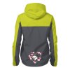 dámská větrovka s kapucí s potiskem pes v sdrdíčku žlutá 1