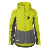 dámská větrovka s kapucí s potiskem toulavá žlutá