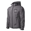 Pánská bunda 3v1 s potiskem unlocked respect šedá 1