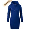 Dámské mikino šaty s potiskem unlocked BEZ potisku tmavě modrá 1