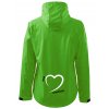 Dámská softshellová bunda s kapucí UNLOCKED zelená 2
