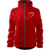 Dámská softshellová bunda s kapucí UNLOCKED červená