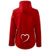 Dámská softshellová bunda s kapucí UNLOCKED červená 2