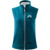 Dámská softshellová vesta s potiskem unlocked východ slunce tmavý tyrkys 1