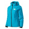 Dámská bunda 3v1 s potiskem unlocked horský tep tyrkysová 1