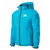 Pánská bunda 3v1 s potiskem unlocked horský tep tyrkysová 1
