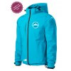 Pánská bunda 3v1 s potiskem unlocked Krkonoše tyrkysová