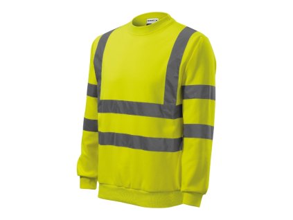 HV Essential 4V6 Mikina unisex (Farba fluorescenčná žltá, Variant M)