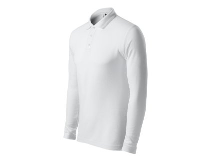 Pique Polo LS 221 Polokošeľa pánska (Farba biela, Variant S)