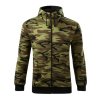 Camo Zipper C19 Mikina pánska (Farba camouflage gray, Variant S)