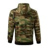 Camo Zipper C19 Mikina pánska (Farba camouflage gray, Variant S)