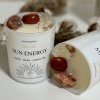 Sójová svíčka s krystaly-Sluneční energie