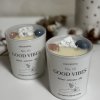 Sójová svíčka s krystaly-Good vibes