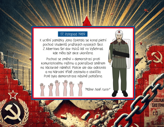Jak dětem stručně vysvětlit sametovou revoluci?