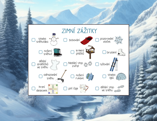 Zimní aktivity pro děti