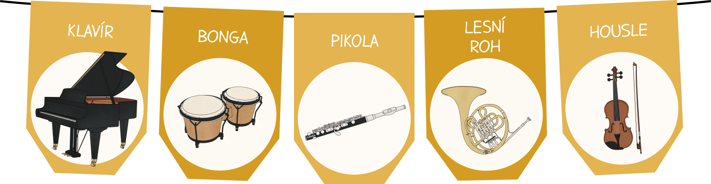 hudebni-nastroje-girlanda-vlajecky