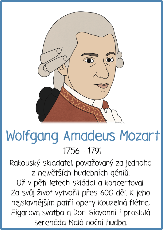 Přehledové karty období hudby