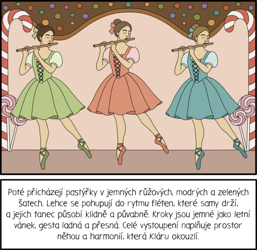 Louskáček - texty k přiřazení