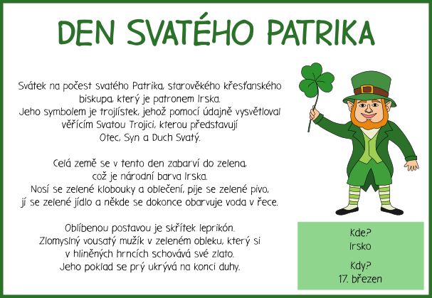 Ukázka karet Svátky ve světě