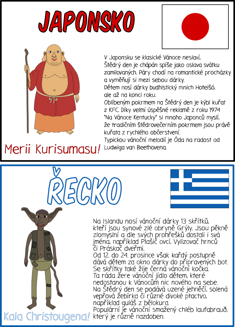 Vánoce ve světě - ukázka materiálu