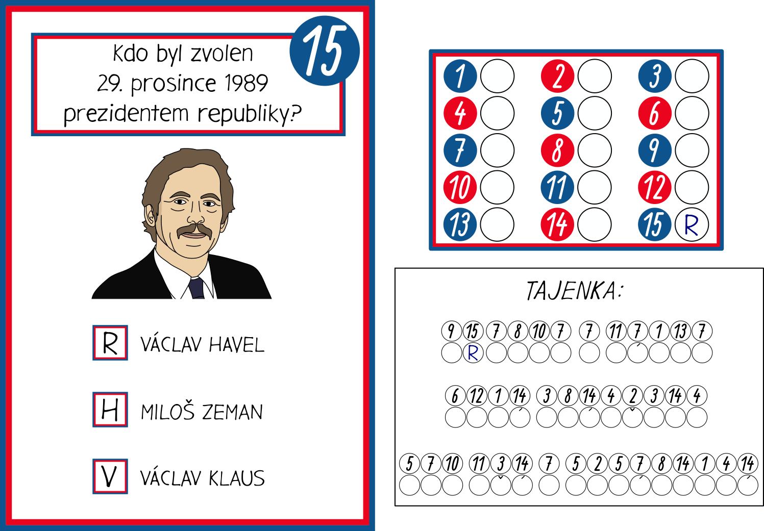 Sametová revoluce tajenka