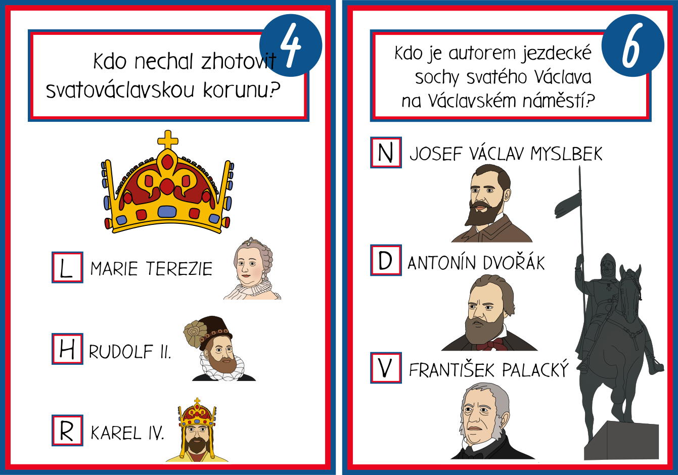 Svatováclavská stezka karty