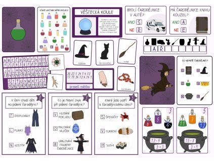 carodejnicka sada aktivit pro deti
